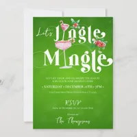 Holiday Season Jingle Mingle Xmas Christmas Party Invitation