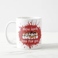 Romantic Christmas Couple, Snow-Much Love Coffee Mug