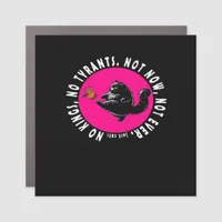No Kings, Just Cats Essential Car Magnet