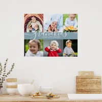 Grandkids Make Life Grand | 6 Photo Collage Poster