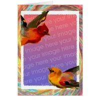 Birds Frame Your Photo Birthday
