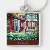 I love Sweden! Keychain