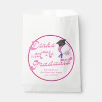 Dinks with the Graduate Pink Pickleball Graduation Favor Bag