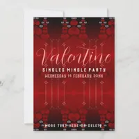 New Single Mingle Valentine Party Invitations