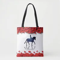 Equitation Horse Lover Glamorous Hearths Tote Bag