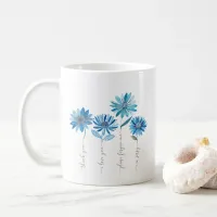 Ho'oponopono & Blue Flowers Coffee Mug