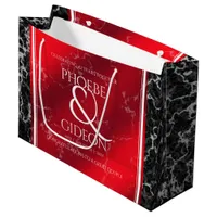 Elegant 42nd Jasper Wedding Anniversary Large Gift Bag