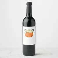 Trumpkin, Donald Halloween Wine Label