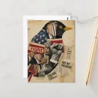 A collage of right wing incompetence and failure postcard