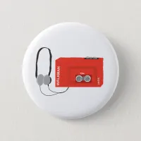 Sony walkman badge retro 80's nostalgia pin