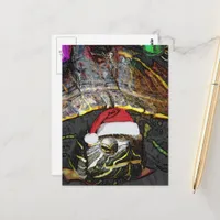 Cute Christmas Turtle Postcard