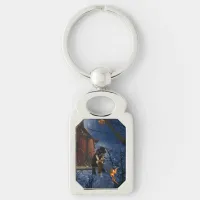 Cute Halloween Creature Encounter Keychain