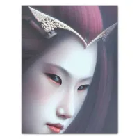 Beautiful Japanese Empress Tiara Fantasy AI Art Tissue Paper