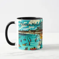 Cancun, Mexico with a Pop Art Vibe Mug