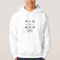 Cottagecore Aesthetic Mushroom Academia Frog Gobli Hoodie