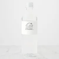 All About That Baste Thanksgiving Minimal Design Water Bottle Label
