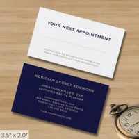 Simple Professional  Appointment Card