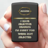 Flame trigger shares funny twist  zippo lighter