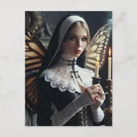 Butterfly Nun Postcard