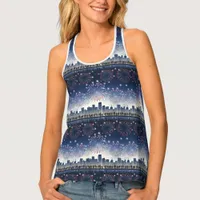Skyline Fireworks—United States 250th Tank Top