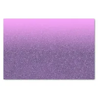 Purple pink glitter gradient girly  tissue paper