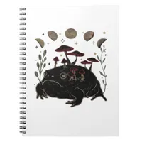 Academia Moon Witchy Goblincore Aesthetic Frog Cla Notebook