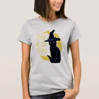 Child of the Night Black Cat and Moon T-Shirt