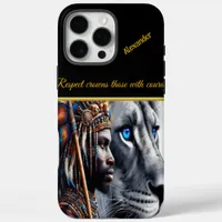 Pride of warriors, king of beasts iPhone 16 pro max case