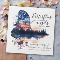 Butterfly Seed Packet Memorial Funeral  Envelope