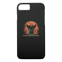 Tis The Season To Be Creepy Pumpkin iPhone 8/7 Case