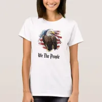 *~* Flag APw7 Patriotic American Stars Bald Eagle T-Shirt