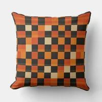 Retro Game Board Check 20 inch Throw Pillow