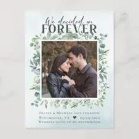 Eucalyptus Forever Photo Engagement Postcard