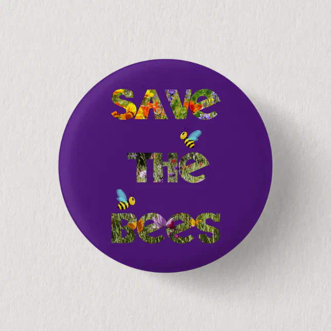 Save the bees button