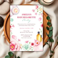 Relaxing Spa Girls Weekend Hatchelorette Party  Invitation