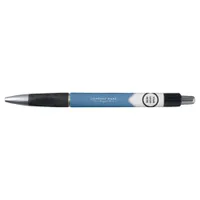 Steel Blue Branded Promotional Corporate Swag Pen