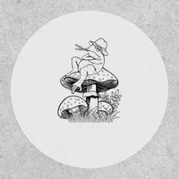 Cottagecore Aesthetic Frog Mushroom Toad Goblincor Patch