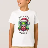 Have a Hoppy Christmas | Frog Pun T-Shirt