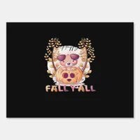 It’s Fall Y’all Pumpkin Halloween Cat Autumn Sign