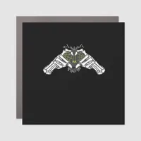 Skeleton Spider Heart Car Magnet