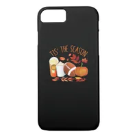Tis The Season Football Pumpkin Thanksgiving Athle iPhone 8/7 Case