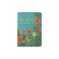 Honeymoon Newlywed Tropical Island Custom Name Passport Holder