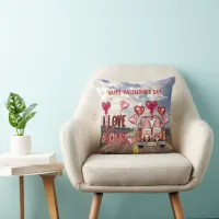 Love Like Gnome Other Happy Valentines Day Throw Pillow