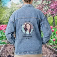 Forever in our Hearts Custom Photo Memorial Denim Jacket