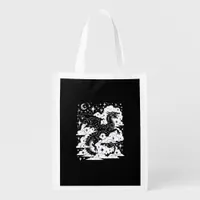 Academia Fantasy  Book Lover Bookish Goblincore Grocery Bag