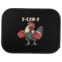 F-Caw-F Chicken Retro Classic Car Floor Mat