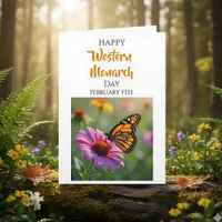 Happy Western Monarch Butterfly Day | February 5th Card