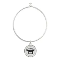 Martial Arts 1st Degree Black Belt Bangle Bracelet