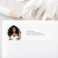 Modern Bride Wedding Label