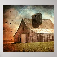 The Old Barn Poster